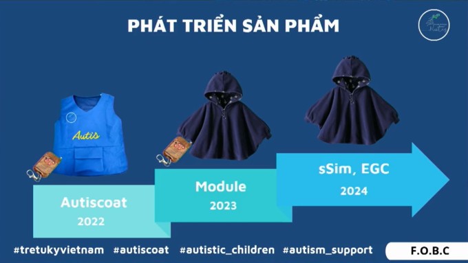 Sinh viên làm áo giảm kích động cho trẻ tự kỷ