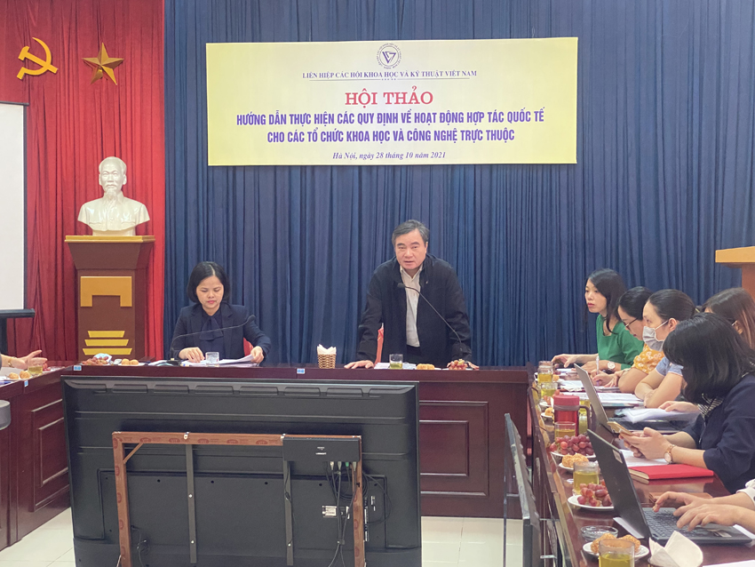 Tăng cường hiệu quả hoạt động hợp tác quốc tế cho các tổ chức khoa học và công nghệ