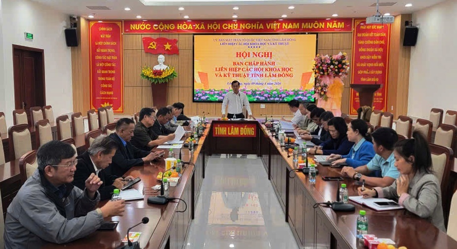 HỘI NGHỊ BAN CHẤP HÀNH LẦN THỨ 3: “BƯỚC ĐỆM” QUAN TRỌNG HƯỚNG TỚI ĐẠI HỘI LẦN THỨ I LIÊN HIỆP CÁC HỘI KHOA HỌC VÀ KỸ THUẬT TỈNH LÂM ĐỒNG